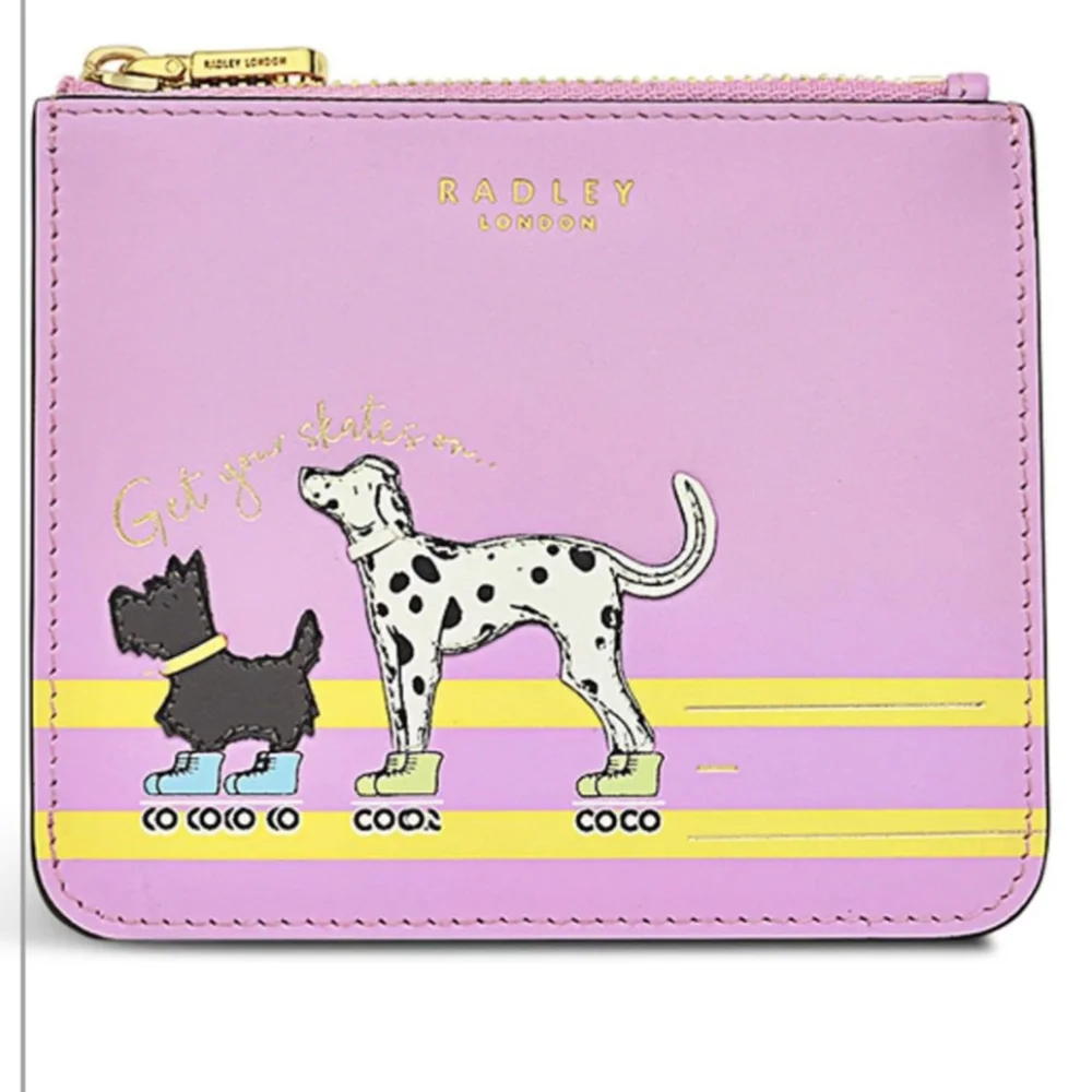 NWT RADLEY LONDON "Get You Skates On" Coin Purse - Picture 2 of 7